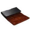 Étui Horizontal Housse Clip Ceinture Pince en Cuir Véritable pour => VERNEE THOR PLUS > Noir