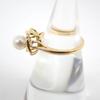 [Pre-owned] TIFFANY / Tiffany / 750YG / Akoya Pearl / Signature Ring / Size 6 / j53-2