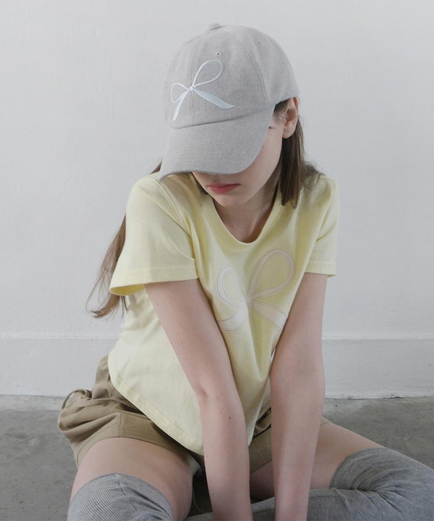 UBEIGE Ribbon Pigment Ball Cap (Gray)