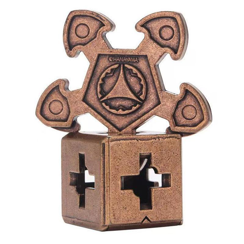 Magic Metal Brain Teaser Puzzles Educational Toys for Kids Children Teens IQ Logic Test Disentanglement Mind Challenge