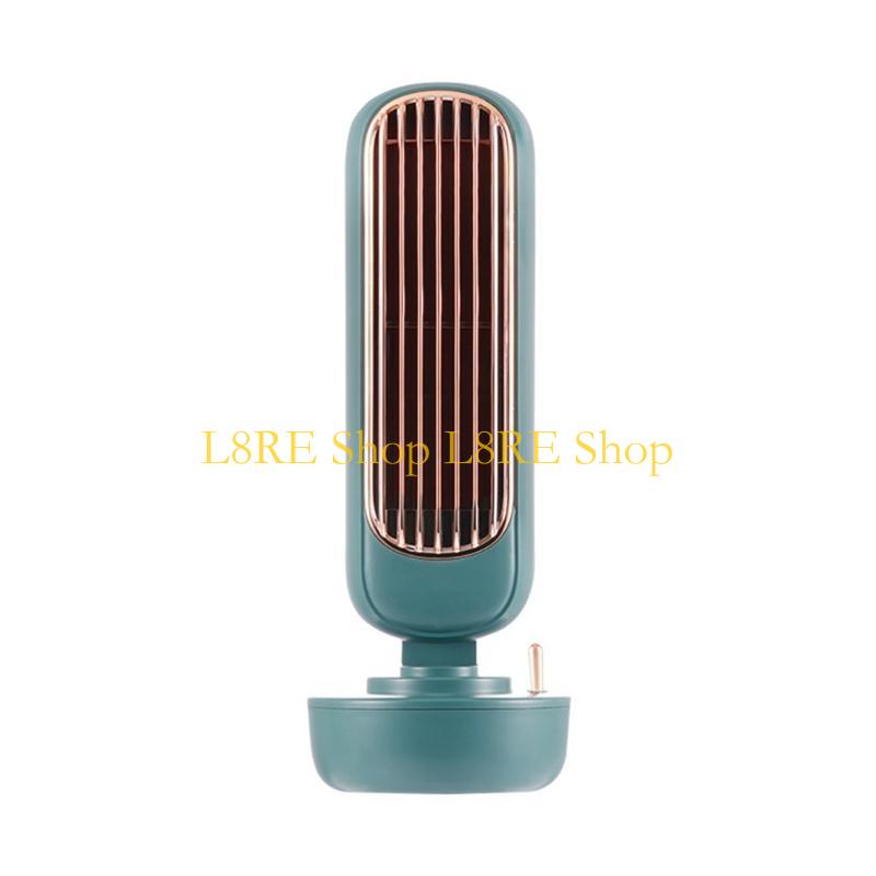 

L8RE USB Air Cooler Humidifier Cooling Tower Fan Desktop Cooling Tower Fan Air Conditioner Fan for Home Office зелений