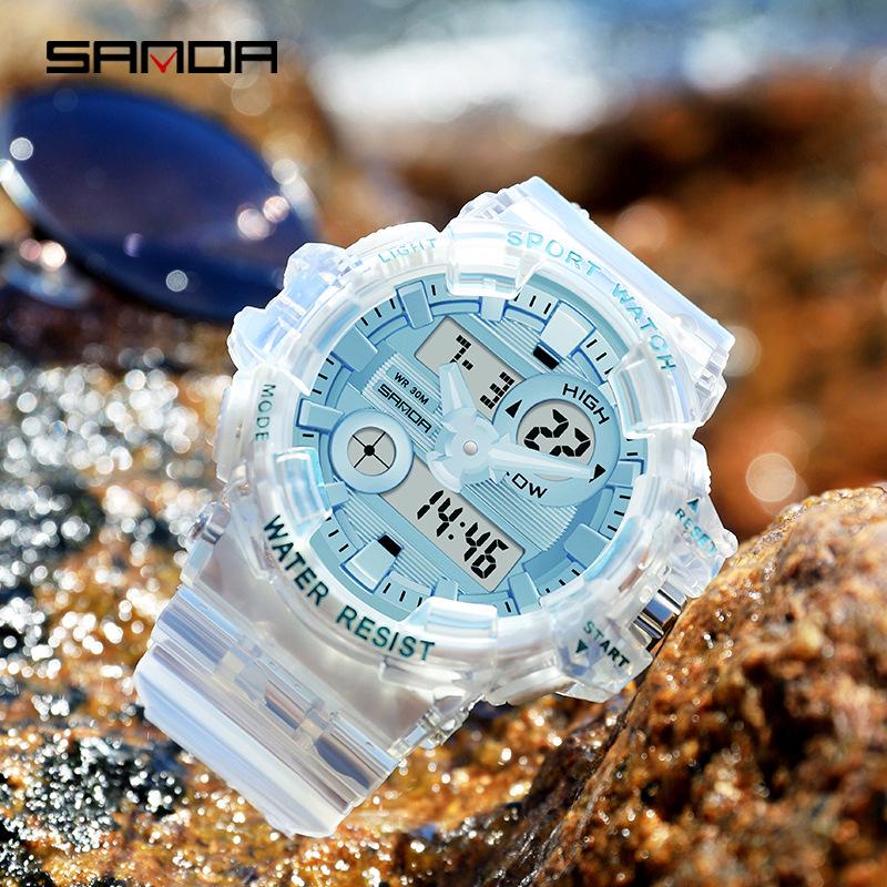 Orologio Sportivo Impermeabile Multifunzione Sanda per Studenti con Sveglia
