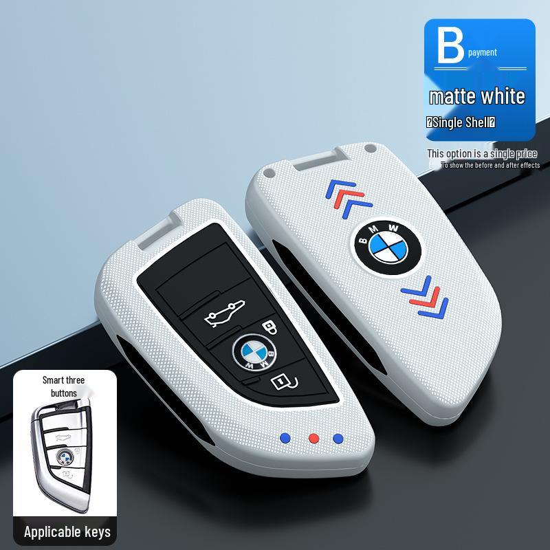 3, 5, 7 Series Blade Key Case - Luminous Protective Shell for 320i, 525li Remote & X3 Buckle