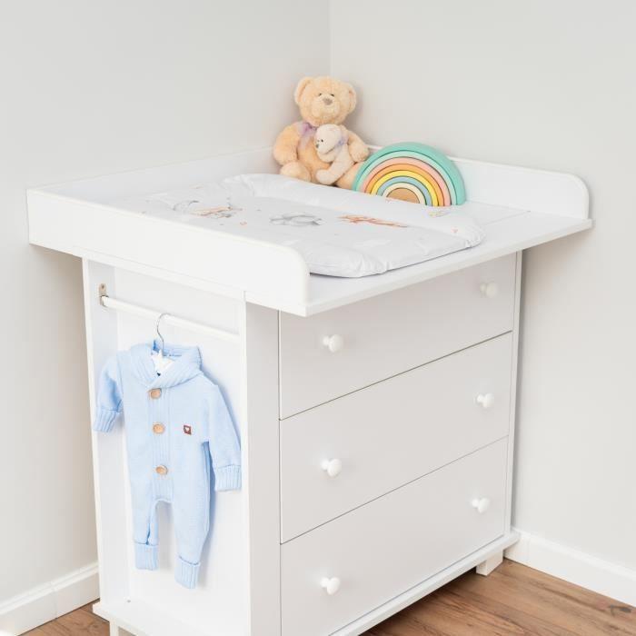 Matelas à langer bébé 70 x 50 cm-matelas à langer matelas à langer imperméable matelas à langer doux ours en peluche