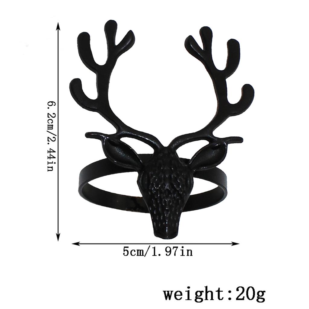 Christmas Napkin Rings Wedding Party Dinner Anniversary Napkin Buckles For Home Decoration