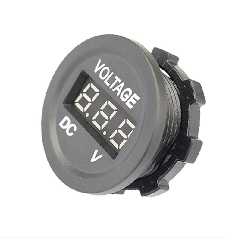 Cross-border 12-24V Car Battery Digital Voltage Display Meter