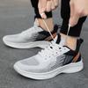 Men's Shoes Mesh Flying Sneakers Soft Sole Lightweight Breathable Running Shoes New Shoes Couple Models