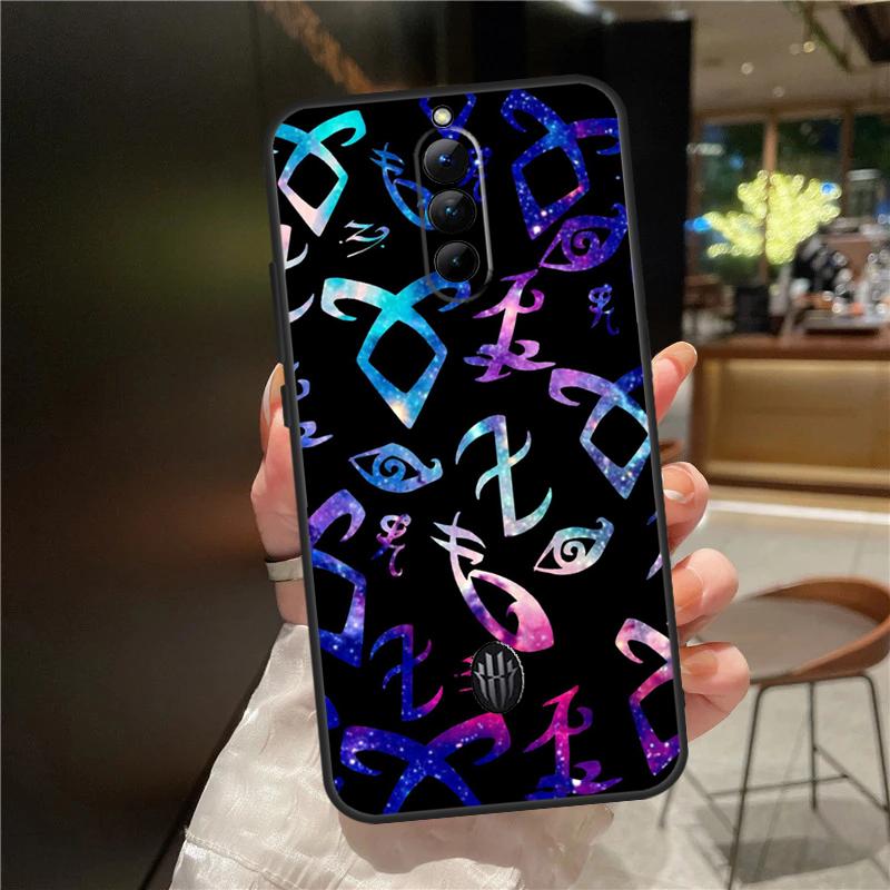 Shadowhunters Angelic Rune logo Case For ZTE Nubia Red Magic 8 8S 9 9S 10 10S 11 Pro Plus 6 7 6S 7S For RedMagic 10 Air Cover