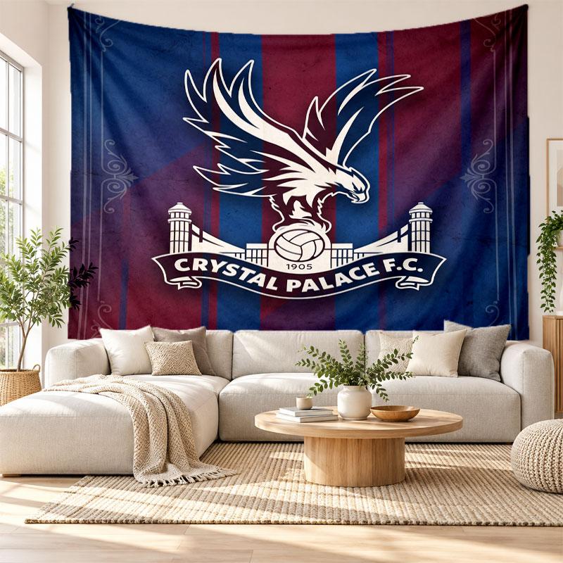 Crystal Palace Wall Tapestry, Soft Fabric Wall Hanging, Decorative Backdrop For Bedroom Home Wall Art