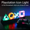 Icons LED Lamp with 3 Light Modes - Sound Reactive, Dynamic Phasing & Standard Mode - Gaming Room Decor Lighting for Gamers