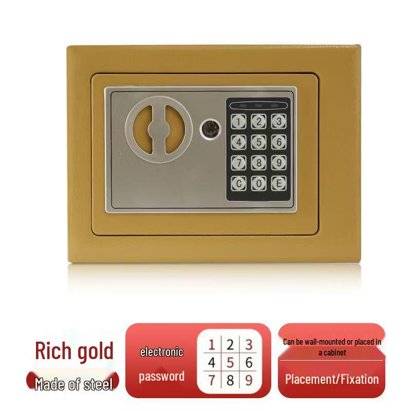 Secure Home Office Wall-Mount Electronic Steel Safe for Money Protection
