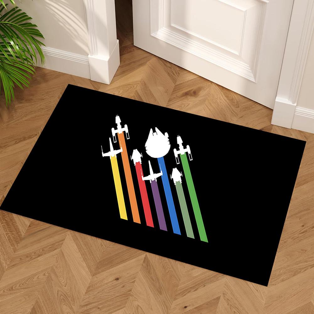 Star Wars Carpet Design for Hallway Entryway Dormitory Decorate Room Anti-slip Rug Office Home Decor Perfect Gift for Women Men