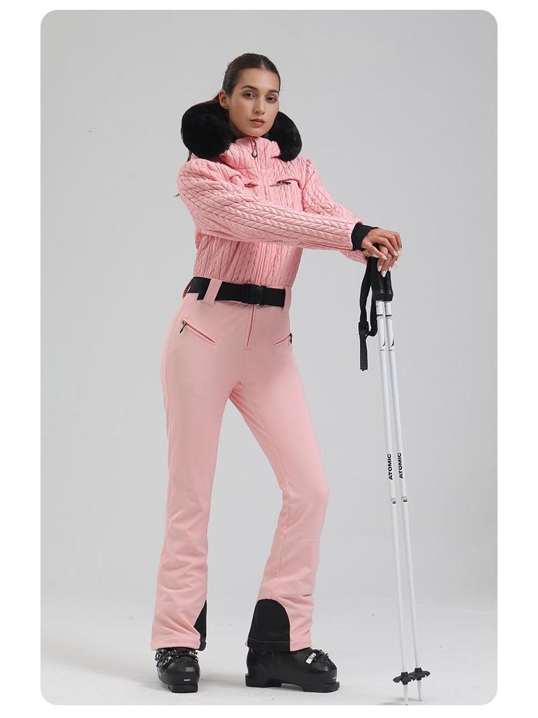 Women's Waterproof & Windproof Ski Suit Set: New One-Piece for Outdoor Sports