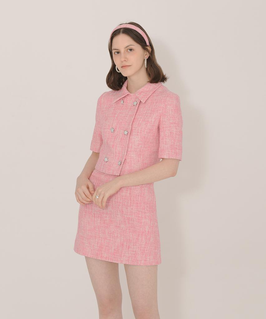 Aiseugadeuneiogongpal Tweed Mini Skirt