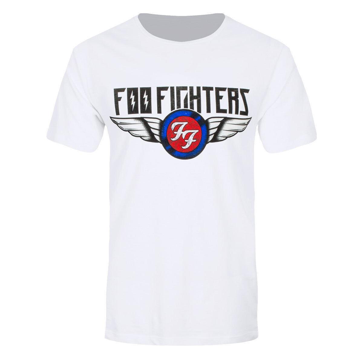 Фу Файтерс Футболка Flash Wings Рок Официальная Новая Белая L