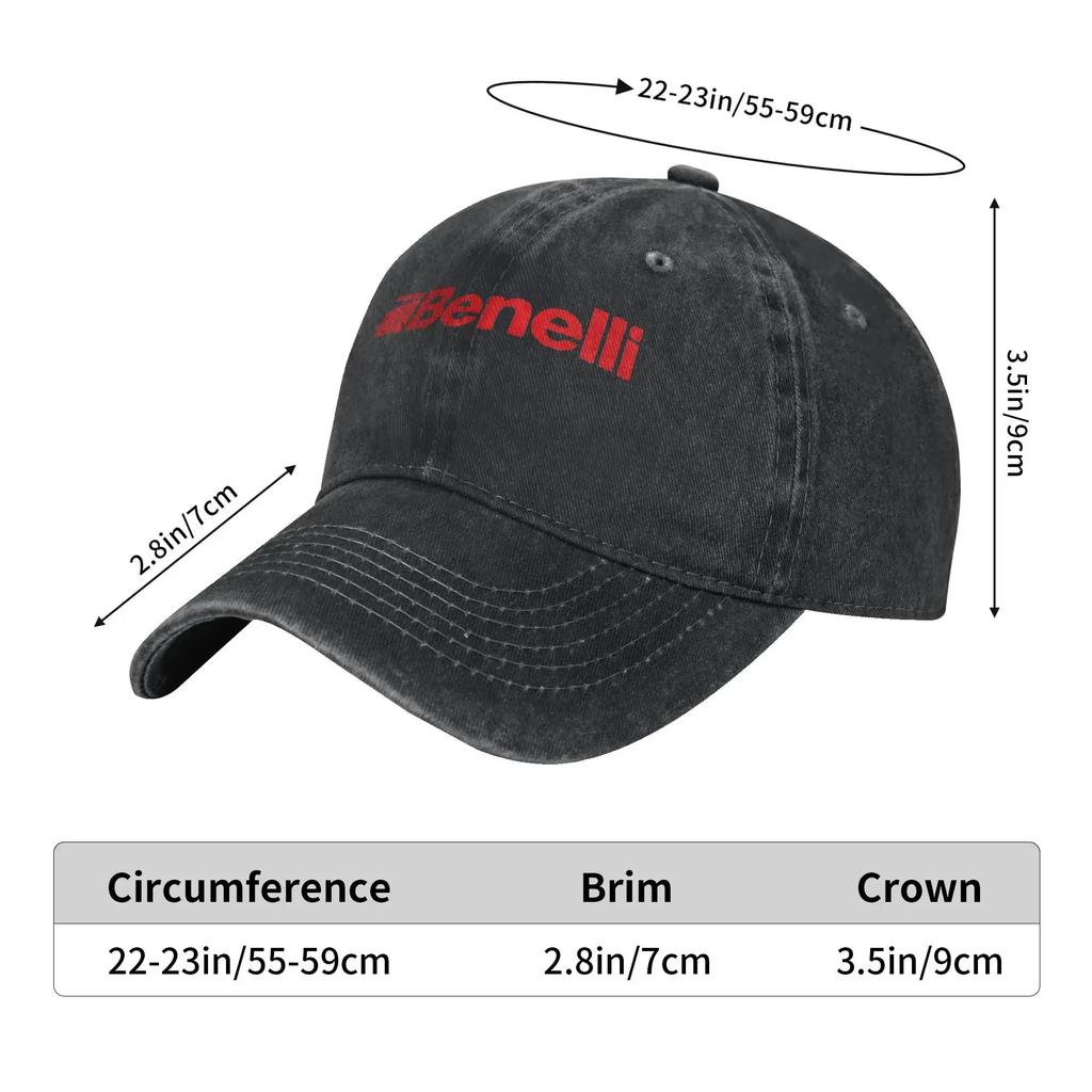 Benellis Racing Baseball Caps Casual Distressed Washed Motocross Headwear for Men Women Outdoor Activities Adjustable Hats Cap