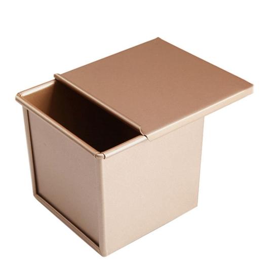 Water Cube Mold Box Non-Stick Bread Toast Lid with Sliding Kitchen Baking