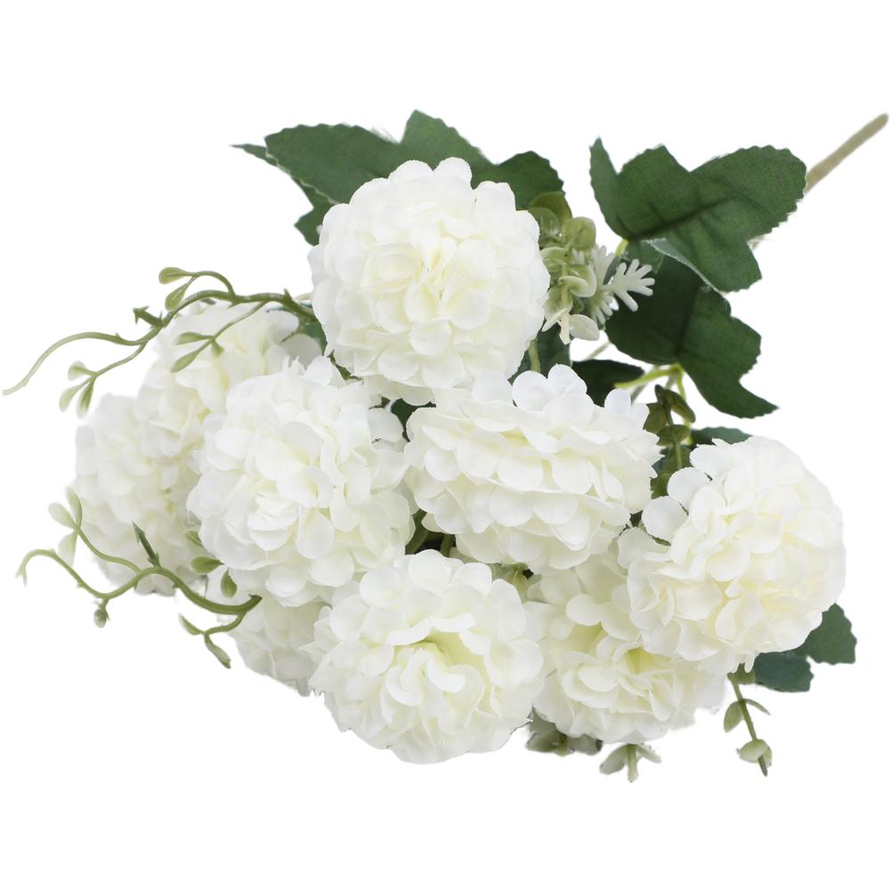 Artificial Silk Flower Bouquet Hydrangea European Style Camellia Rose Ball Chrysanthemum For Home Party Wedding Decoration