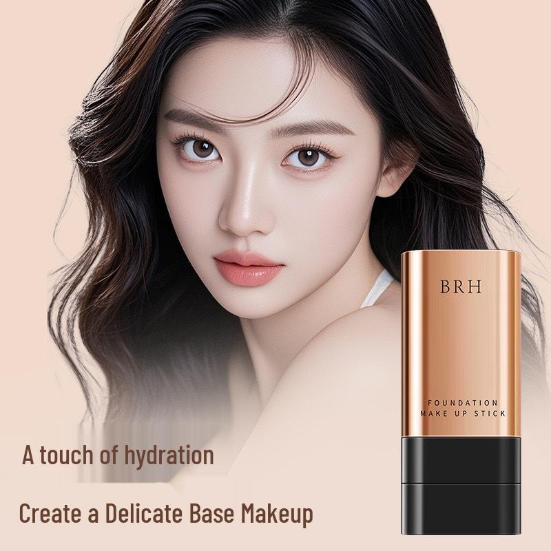 BRH Eraser Impeccabile Stick Fondotinta Luminoso a Lunga Tenuta con BB Cream Anti-Macchia e Pennello Fondotinta Portatile