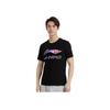 Li-Ning Starry Sky Letter Logo Crew Neck T-Shirt Unisex Tops Black AHSS971-1