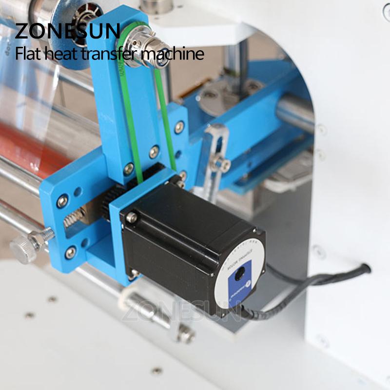 ZONESUN ZY-HTP-B Pneumatic Stamping Machine leather LOGO Creasing machine LOGO stampler name card stamping machine