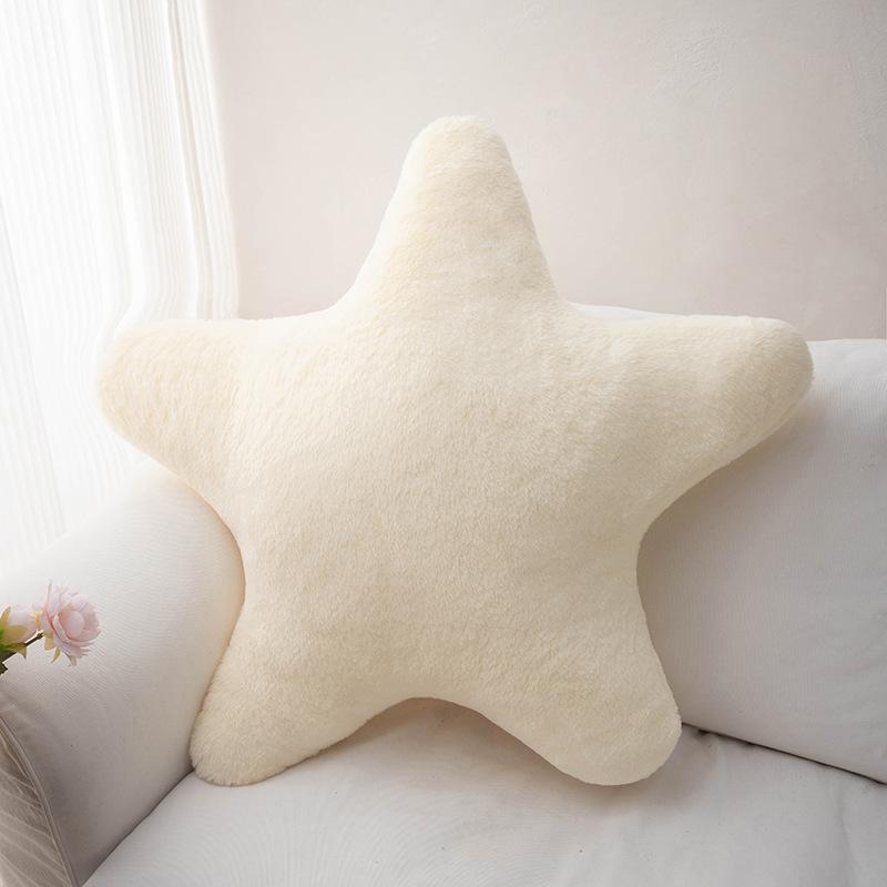 Star Pillow Plush Toy for Girls Sleeping Soft Stuffed Animal Doll Cute Gift