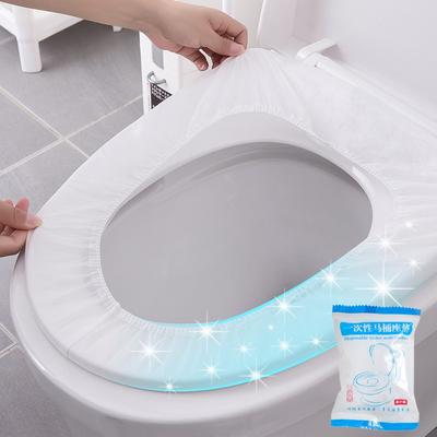Portable Double-Layer Waterproof Disposable Toilet Seat Cover for Travel and Camping