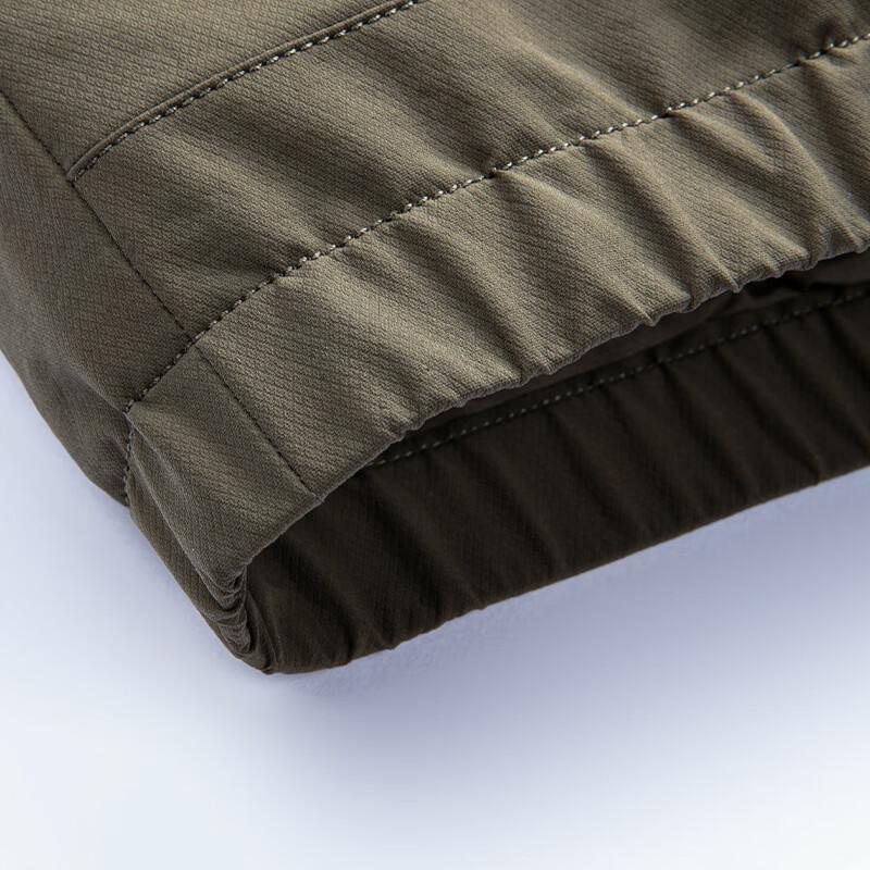 JOW Men's Spliced Stand Collar Casual Jacket