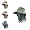Outdoor Sun Protection Fisherman Hat With Large Brim For Hiking And Fishing Enthusiasts