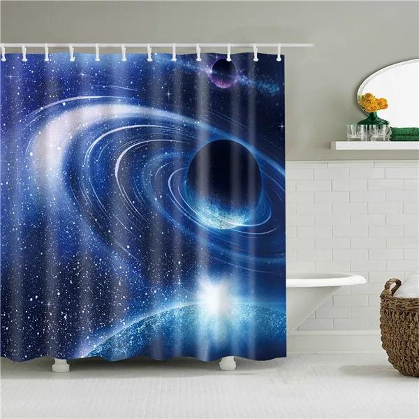 Christmas Shower Curtain Shell Snowman Flower Lighthouse Shower Curtains Bathroom Curtain Frabic Waterproof Polyester with Hooks