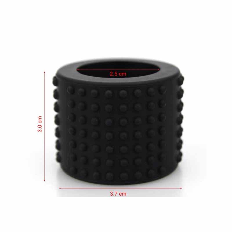 

New Gear Tattoo Silicone Grip - 25mm Elastic, Heat-Resistant Handle Cover чёрный