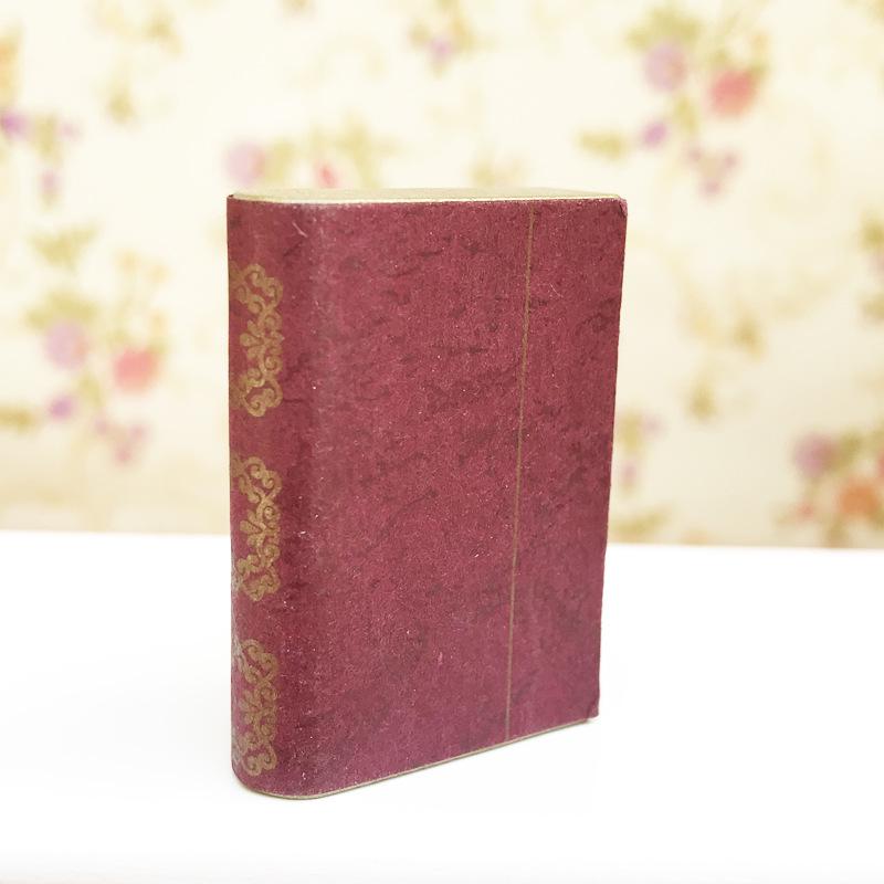 

Кукольный дом DIY Кабина Мини-сцена Аксессуары Кабинет Красная маленькая книга Vita Big Book big red book