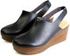 Da dicker Clog einfach zu LL [Partie Ball] Sandalen, Sohlen, Sandalen, tragen, IM92260, Damen-, schwarz,