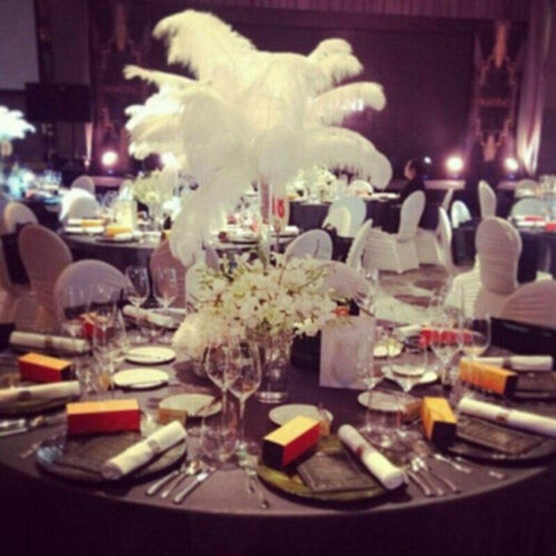 10Pcs 25-30cm Large Ostrich Feather Plume Costume Wedding Xmas Party Decoration