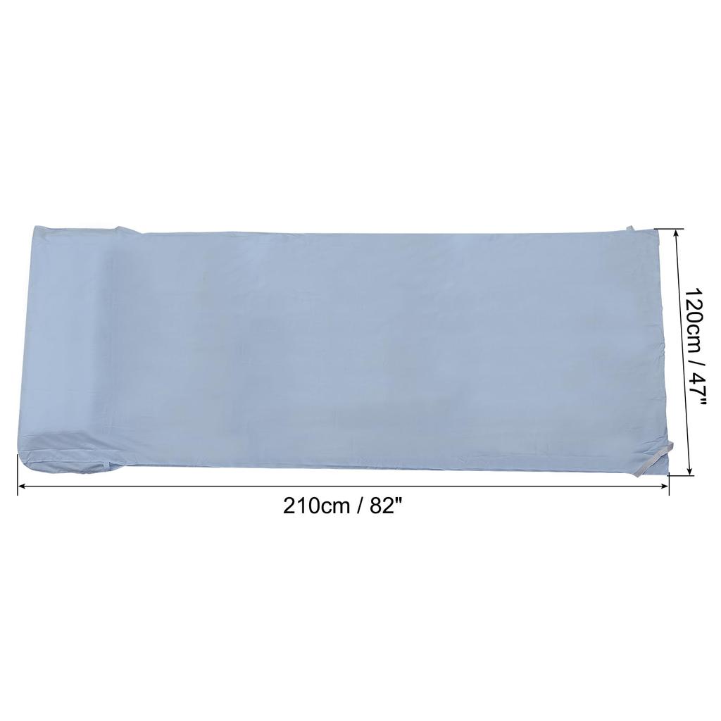 PATIKIL 210x120 Cm Sleeping Bag Liner Soft Lightweight Travel Camping Sheet Sleep Sack Compact Sleeping Bag with Carry Bag for Adults Camping Travel