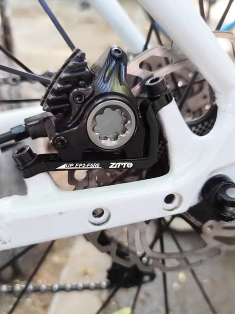 Fahrrad Scheibenbremsadapter Post Mount auf Flat Mount Vorder- und Hinterrad Scheibenbremszangenhalterung für 160 180mm Rotor