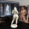 3D Printed High Heel Shoe Sculpture Pure Desire Beauty Statue for Living Room Desk Bedroom Home Decor Art Craft DIY Present