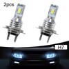 Dustproof LED Headlights Replacement Parts Set Car Auto 2Pcs H7 8000LM