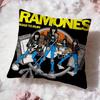 Band Ramones Cushion Cover Premium Comfort Reversible Pillow Cove -Two In One Design for Any Room & Car Interior