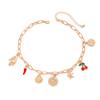 Elegant Shell Crosses Necklace Jewelry Accessory for Women with Gold Charm and Bohemians Summer Seashells Designs