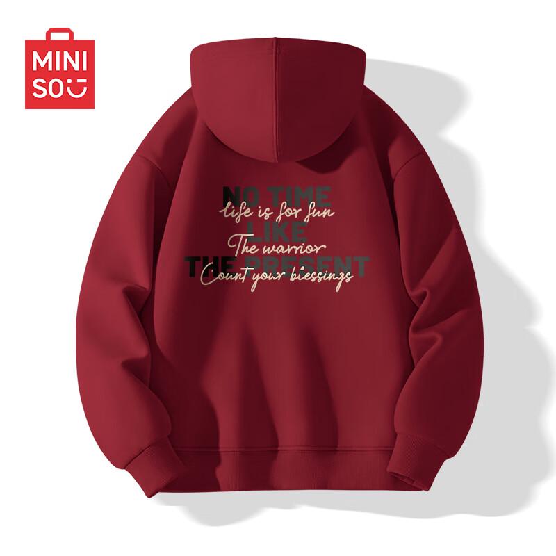 

MINISO Men s Premium Heavyweight Hooded Sweatshirt L