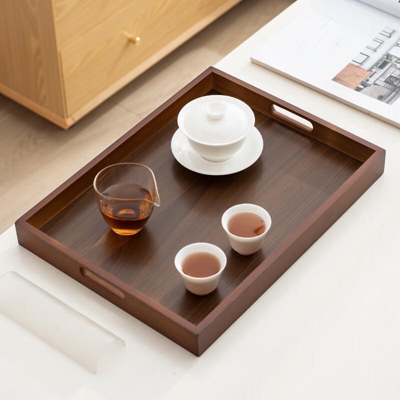 

Поднос для сервировки из орехового дерева с ручкой 52 x 34 x 4 cm