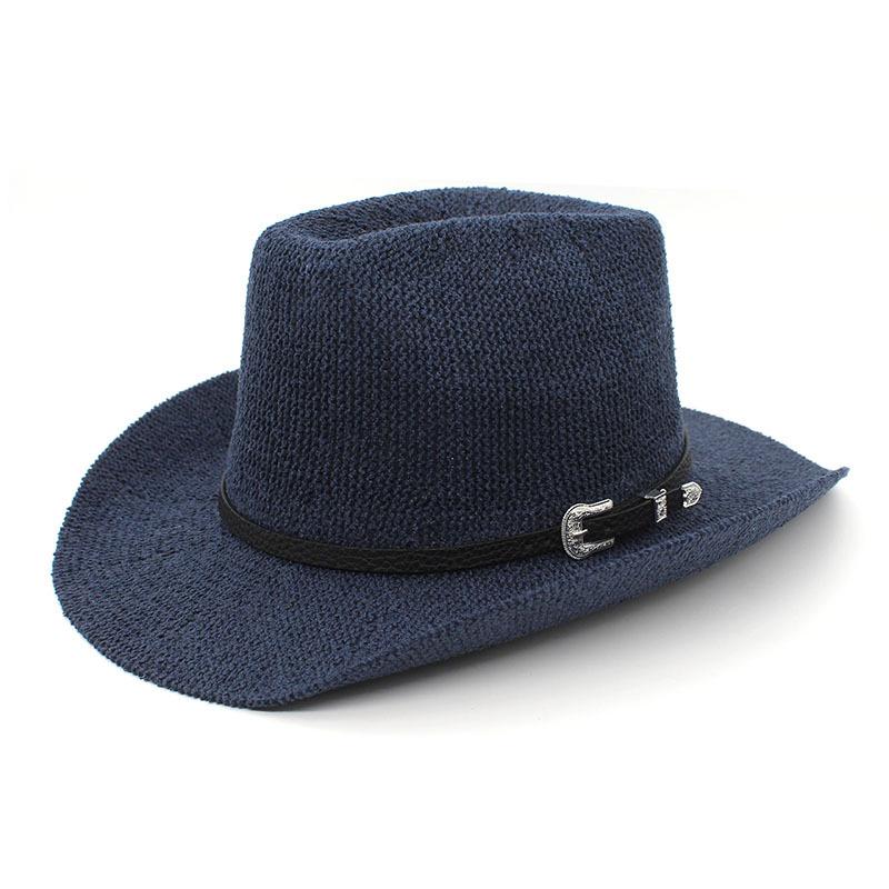 Panama Straw Hat Women'S Casual Versatile Wide Brim Straw Hat Men'S Top Hat Sun Hat