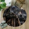 Warhammer 40K Printed Round Rug Carpet Chair Rug Area Rug Entryway Doormats,for Office Chair Living Room Bedroom Kitchen Room.