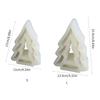 Cute Christmas Tree Candlestick Silicone Molds DIY Crafts Plaster Mold Table Ornament Mould Tealight Candle Holder Mold