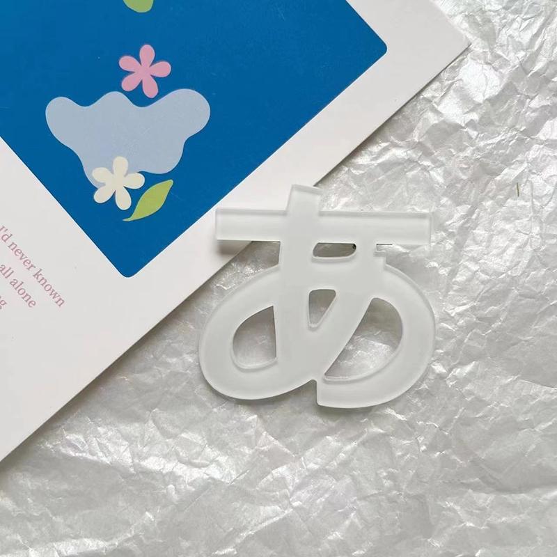 Japanese Script A Hairpin Harajuku Steampunk Handmade Subcultural Headwear Cute Water Color Sweet Girls Back Hair Clips