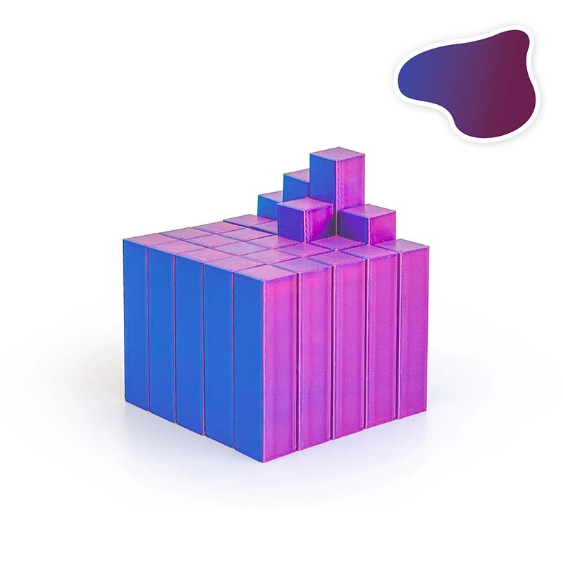 3D-печать Волшебный куб 5x5 Цветной Волшебный куб Игрушка для снятия стресса Веселые игрушки-непоседы Для детей и взрослых Светящийся в темноте Настольное украшение