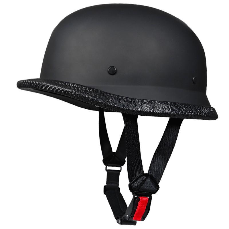 Classic Cruiser Half Helmet Men Women ABS Motorcycle Scooter Riding With Retro Style