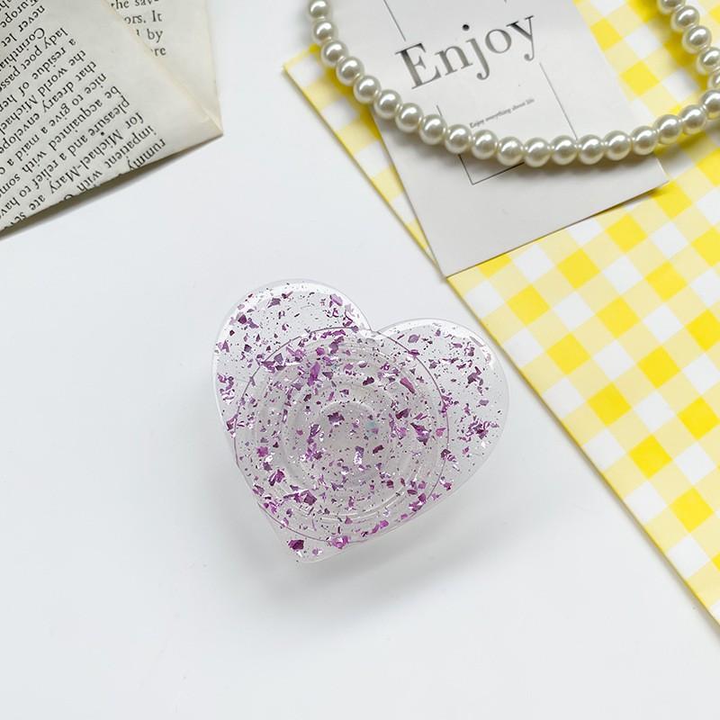Dropped Love Phone Airbag Bracket Ins Wind Shattered Foil Glitter Royal Sister Fan Selfie Ring Buckle Lazy Desktop Stand