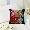 Funny LBP Sackboy  45*45cm Cushion Cover Pillow Cover Decor Pillowcase Home Pillowcase for Couch Pillow